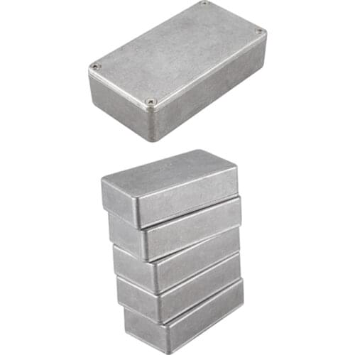 10 Pcs Guitar Effects Pedal Aluminum Stomp Box Enclosure for DIY Guitar Pedal Kit 1590B & 1590BB