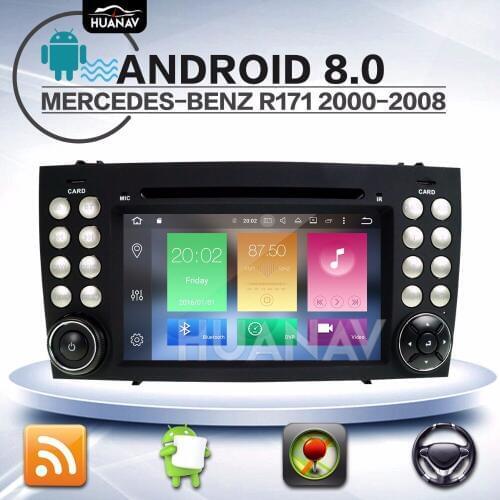 Car DVD player GPS navigation for FOR MERCEDES-BENZ SLK Class R171 SLK200/SLK230/SLK280 Android8/Android7 Multimedia stereo unit