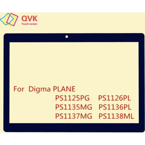 Black 10.1 inch for DIGMA PLANE 1516S 1517S 1523 1524 1525 1526 3G 4G Capacitive touch screen panel repair replacement parts