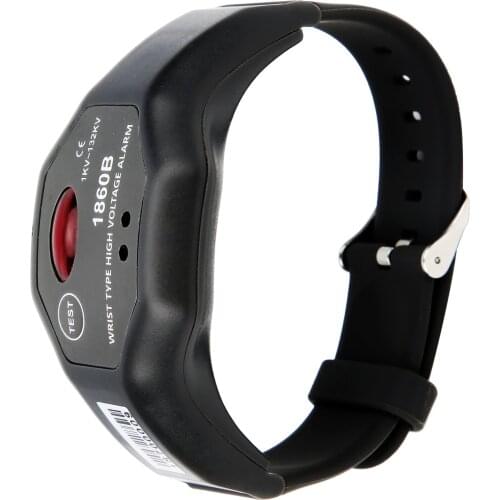 ETCR-1860B 1KV-132KV Wrist Watch High Voltage Detector Automatic Non‑Contact Sensing Security High Voltage Alarm IP54 Waterproof