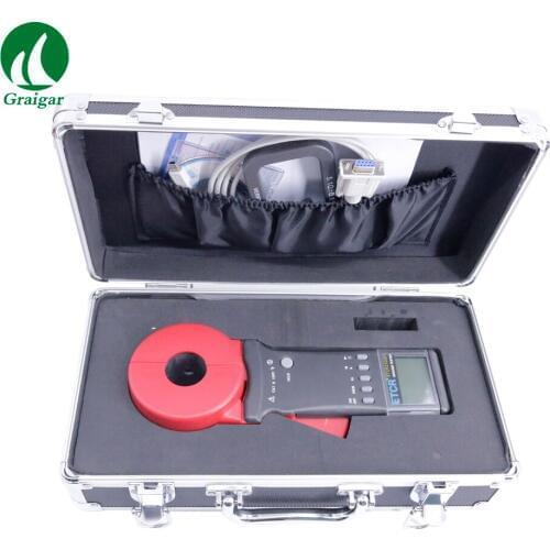 ETCR2100E+ Ground Tester Clamp Earth Resistance Tester Current Resolution 0.05mA