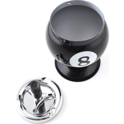 Stainless Steel Cigarette Ashtray Creative Snooker Balls Ashtray Billiards Model Tobacco Jar ( Numbers are Random Delivery )
