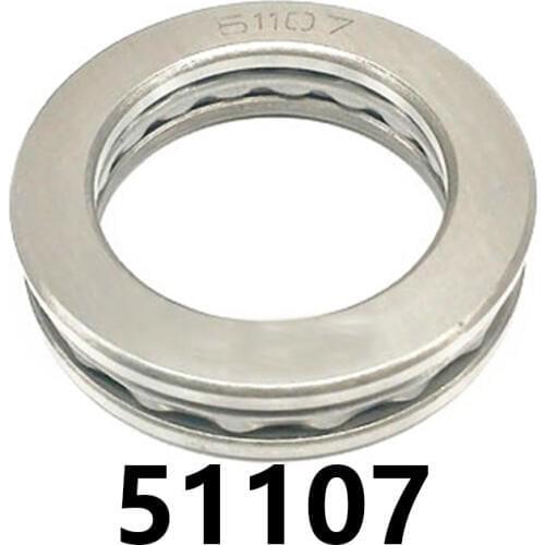1pc/lot 51107 Bearing 35*52*12mm High-quality Plane Thrust Ball Bearings 51107 51107 35x52x12mm High-quality Bearing Steel