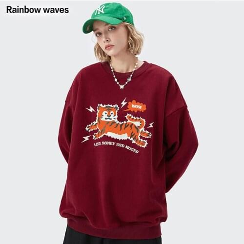 Rainbow waves Women's Sweatshirts With Print