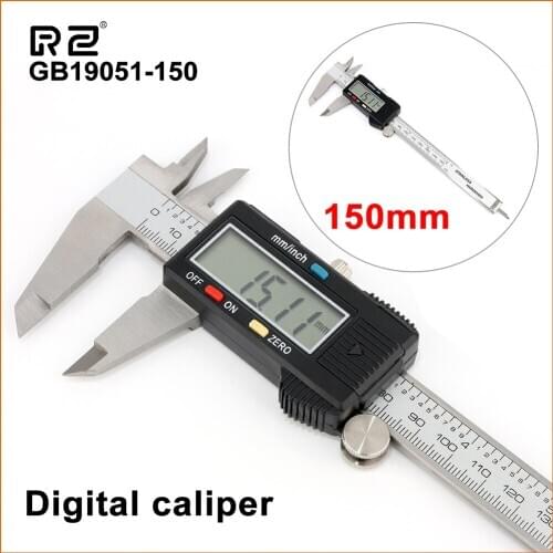 RZ Vernier Caliper Digital Caliper Stainless Steel Tracing Metal Electronic Handheld LCD Display Vernier Caliper Measuring Tools