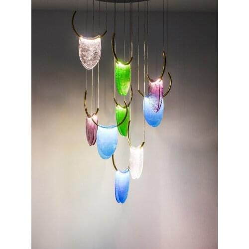 Europe modern led glass ball led iron luminaire chandelier kitchen chandeliers home lighting hang livingroom bedroom
