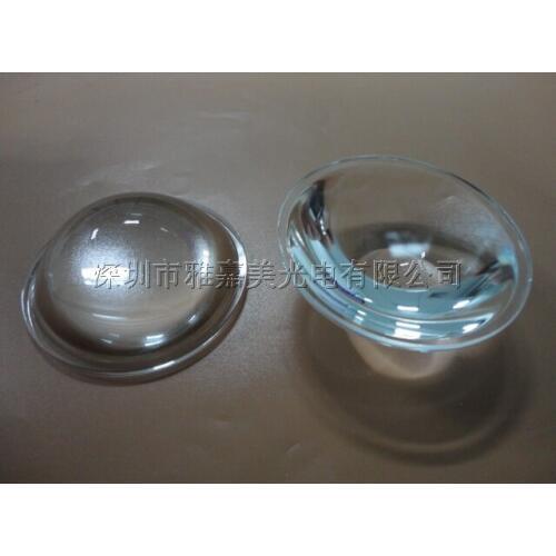 High power LED lens diameter 52.5MM Focusing Flashlight glass Convex lens, optical glass lenses
