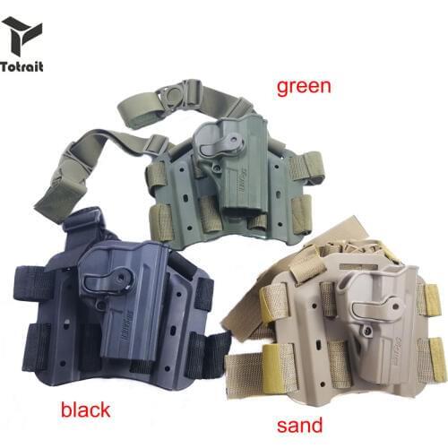 Totrait Tactical Pistol Sig Sauer Pro SP2022 Drop Leg Thigh Holster Military hunting Airsoft Gun Accessories black/green/sand