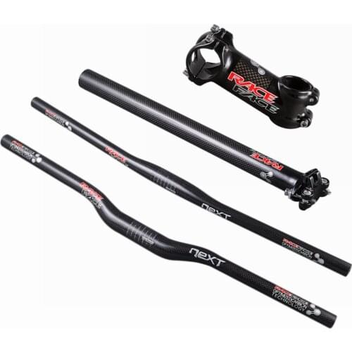 Cycling handlebar Race Face Next 3K carbon Bicycle MTB handlebar set bike rise/flat Handlebar stem seatpost road bike parts