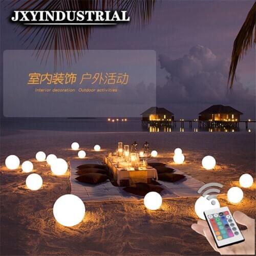Waterproof LED Garden Ball Light RGB Underwater light IP68 Outdoor Christmas Wedding Party Lawn Lamp Swimming Pool Floating BALL