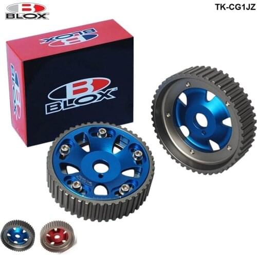 Blox 2Pcs Adjustable Cam Gears Pulley Timing Gear For Toyota Supra 1JZ TE TK-CG1JZ