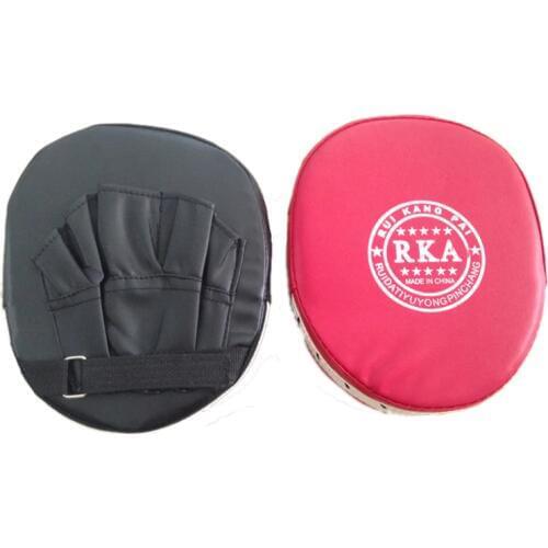 1 PCS Black Red PU Foam Boxer Target Pad Muay Tai Kick Boxing Training Equipment Foam Boxer Hand Target Pad