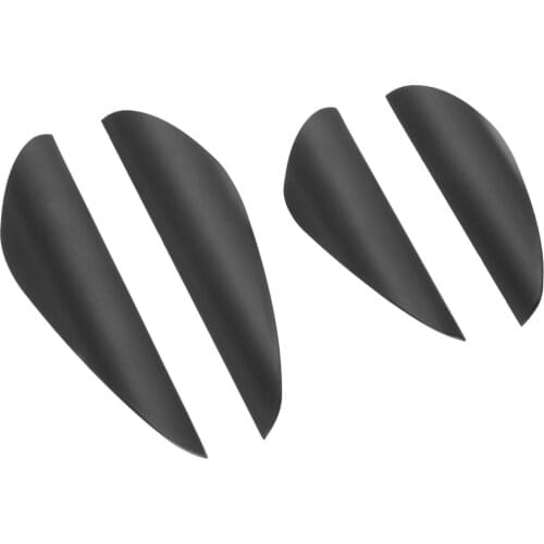 2pcs/pair Black Handles Modern Minimalist Pulls Irregular leaf Knobs w/screws 105/142mm Asymmetric Decor Cupboard Door Drawer