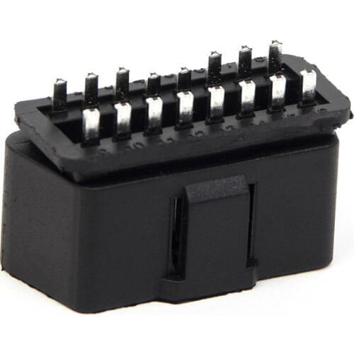 24V OBD2 OBDII Male Connector Plug Wiring For Truck Diagnostic Tool 16 PIN DIY Conuerted Shell