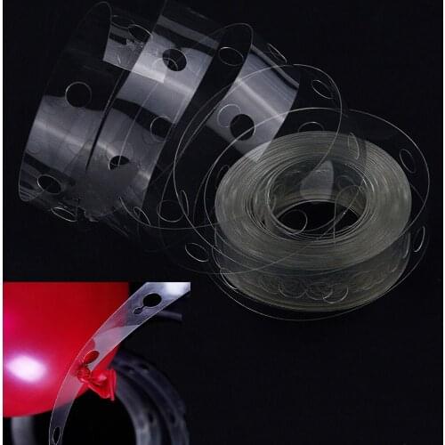 5M Balloons Accessories Balloon Chain PVC Wedding Birthday Party Backdrop Decor Balloon Chain Arch Clips Decor Supplies