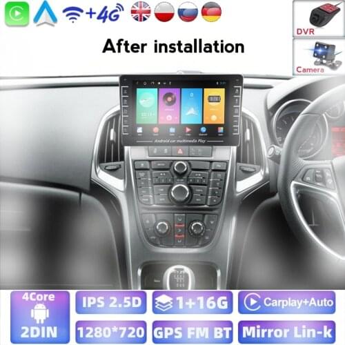 For Buick Excelle 2 2009-2015 Opel Astra J 2009-2017 Car Radio Multimedia Video Player Navigation Stereo GPS Android2din 2 Din