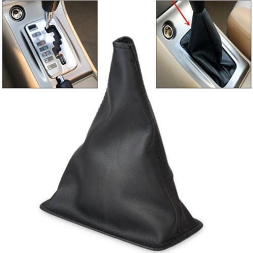 Car Gear Stick Shift Gaiter Leather Boot Cover Black PU Leather For Toyota Corolla 1998 1999 2000 2001 - 2009