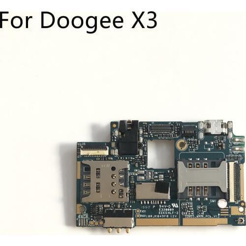 Used Mainboard 1G RAM+8G ROM Motherboard For DOOGEE X3 MT6580 Quad Core 4.5 inch 854 x 480 Smartphone