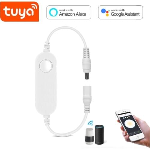 Smart Home Dimmer Bluetooth Wireless Tuya WiFi Controller RGB/RGBW/RGB+CCT 16million Colors IR Remote for 5050 LED Strip Light