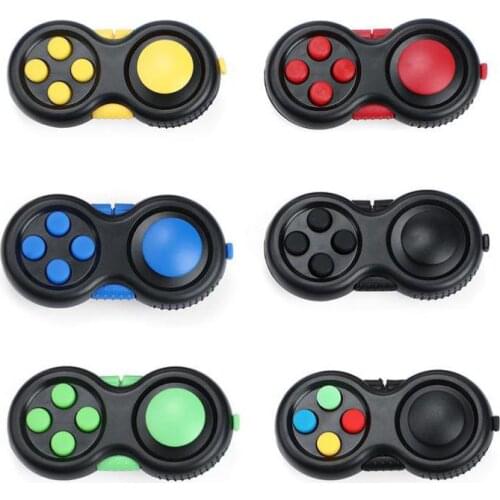 Adult Children Handle Toys Stress Rainbow Strange-shape Pad Cube Stress Reliever Squeeze Fun Decompression Cube Desk Toy