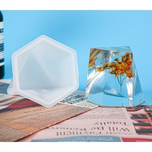 Crystal Epoxy Resin Mold Geometry Ornaments Home Decorations Silicone Mould DIY Crafts Plaster Candle Casting Tools