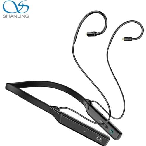 Shanling MW200 Wireless Earphones cable AK4377A CSR8675 Bluetooth 5.0 Neckband Sports MMCX Earphone Cable Codecs Adapter Cable