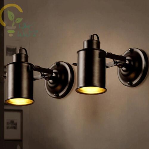 Loft Sytle Retro Wall lamp American Industry Wind Vintage Wall Lights of Aisle Coffee Restaurant Bedside Decore Light Fixtures