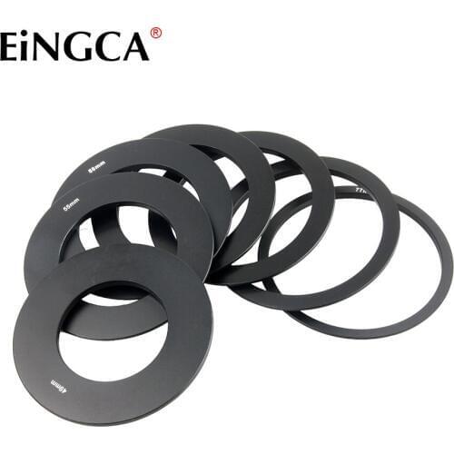 10 Pieces 49/52/55/58/62/67/72/77/82mm Camera Lens Adapter Ring Metal for P Series Gradient Square Filter Holder Mount