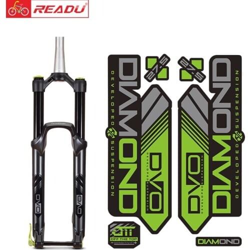 READU bicycle stickers DVO Diamond MTB Fork Sticker bicycle front fork decal