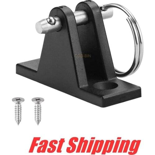 Nylon Deck Hinge Mount with Quick Release Pin for Boat top Deck Cover for Kayak Canoe Dinghy Awning accessories Marine hardware