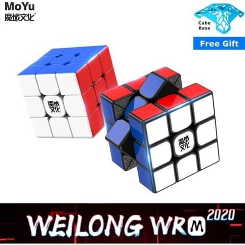 2020 Newest Moyu Weilong WRM 3x3x3 Magnetic Speed Magic Cube WCA Professional Magnetic Puzzle cube 3x3x3 cubo magico