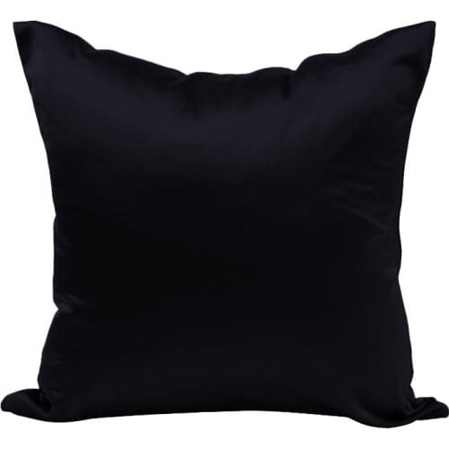 Solid Color Pillowcase Simple Plain Decorative Cushion Cover Home Decoration Products Sofa Car Chair Pillow Case Company Gifts