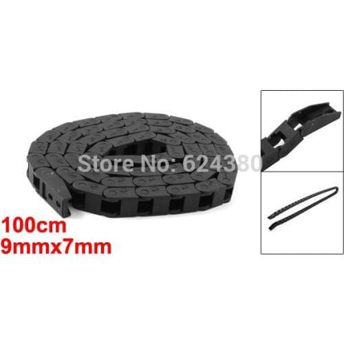 Plastic Towline Cable Drag Chain Wire Carrier 9*7mm 7 x 7mm R15 1000mm / 40 inch / 1M / 40"