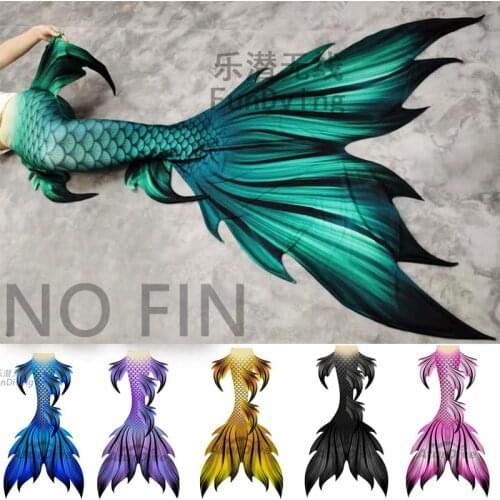 Professional Mermaid large fish tail coach training aquarium performance fish skin can be matched with large Mermaid fins