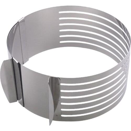 Adjustable Cake Cutter Slicer Stainless Steel Round Bread Cake Slicer Cutter Mold Cake Tools DIY Kitchen Baking Accessories