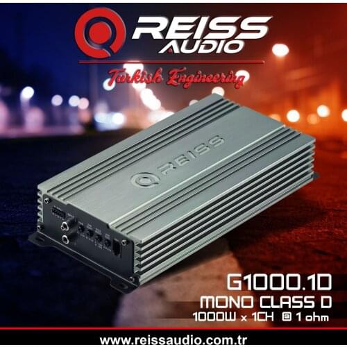 RS-G1000.1D CAR AMPLIFIER 1 CHANNEL 600W 1OHM