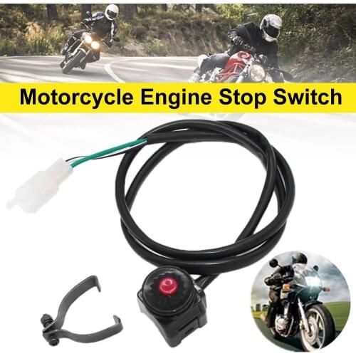 22mm Handlebar Ignition Switches Motorcycle Universal Push Button 12V ATV Off Road Motocross Dirt Bike Controller