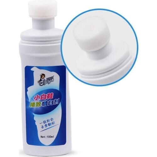 1pc White Shoes Cleaner Whiten Refreshed Polish Cleaning Shoe Leather Sneakers Tool TB For Casual Brushes Shoe F2V6