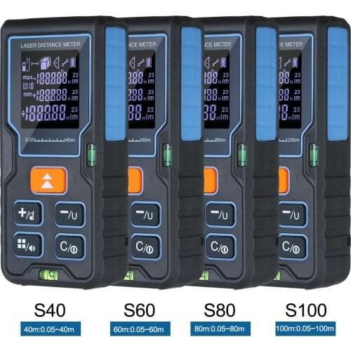 40M 60m 80m 100m Laser Rangefinder Digital Laser Distance Meter Laser Range Finder Tape Distance Measurer Ruler Test Tool