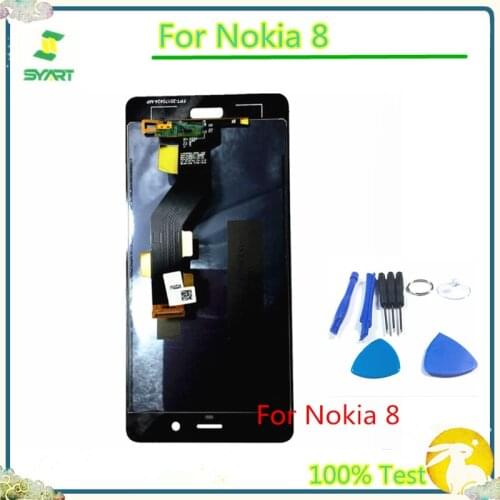 5.3'' LCD Display Touch Screen For Nokia 8 Digitizer Assembly Touch Panel Assembly Replacement Part For Nokia 8 lcd screen