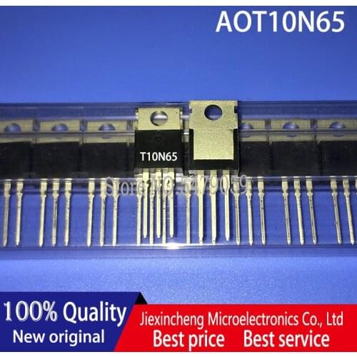 5PCS AOT10N65 T10N65 AOT12N60 T12N60 AOT2502L T2502 AOT264L T264L AOT27S60 T27S60 TO220 New original