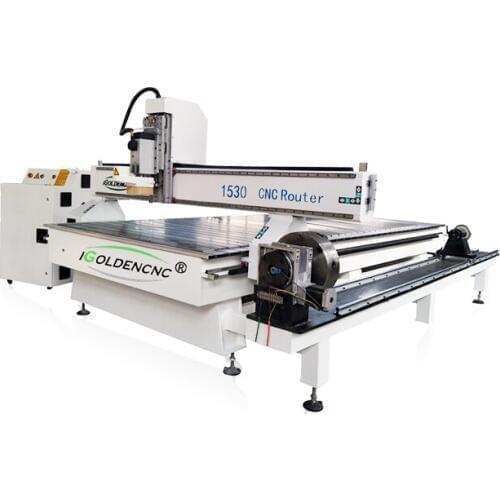 Automatic Woodworking 3D CNC Woodwork Machine 4th Axis Wood Carving CNC Router Engraving Guitar Cabinet