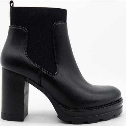 Martin Boots for Women Style British New Wild Boots Kids Thick Heel Winter Boots That High Boots Toe Heel