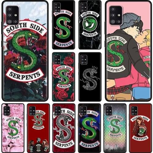 Phone Case For Samsung A51 A71 A52 A12 A21s A21 A32 A91 A72 A42 A41 A31 A11 A02 A01 Hot Riverdale Southside Serpents TPU Fundas