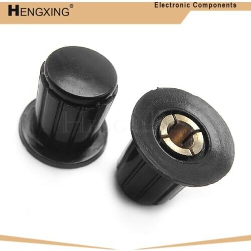 5piece WXD3-13 black knob button cap is suitable for high quality WXD3-13-2W turn around special potentiometer knob KYP16-16-4