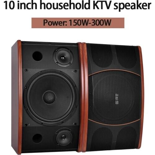 KYYSLB OK-258 150W-300W Karaoke Professional High Power Speaker Conference Bar Audio 10 Inch Home KTV Card Package Speaker