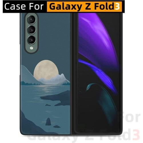 For Galaxy Z Fold3 Case, Galaxy Z Fold 3 Case W22 Case Pu Material