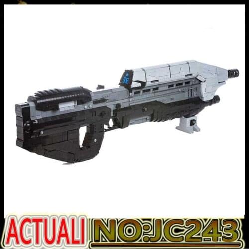 Hot Halo Ma5d Rifle Assembly Set Model MOC Building Block Interstellar Military Series DIY Brick Christmas Birthday Gift Toy