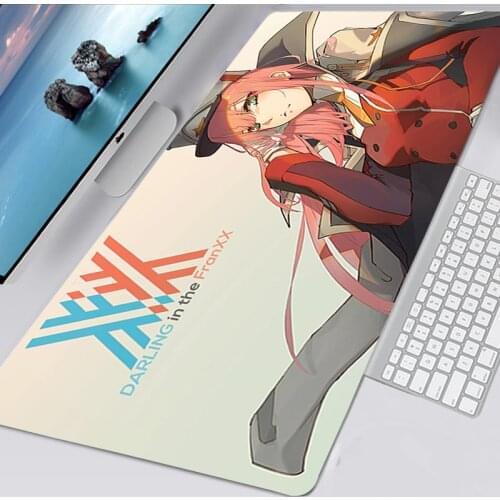 Darling In The Franxx Mouse Pad 80x30 Adorable Computer Anime Mouse Mat Gaming Accessories HD Pattern Mousepad Gamer XXL 90X30