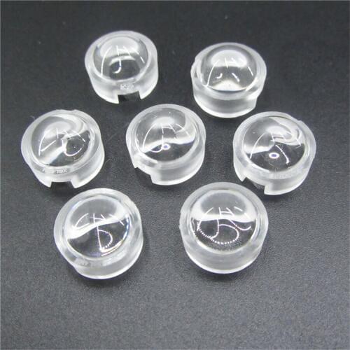 200pcs 13mm IR LED 15 30 45 60 90 100 Degree 13mm Mini LED PCB Angle Lens for 1W 3W 5W LED Lamp Convex Lenses
